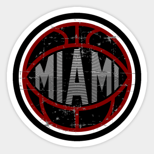 Miami Basketball 2 Sticker